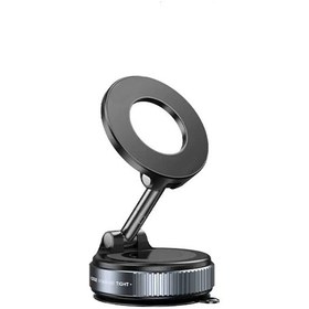 Resim Abatech K007 Pro 360 Derece Dönebilen Vakum Özellikli Magnetik Telefon Tutucu Siyah 