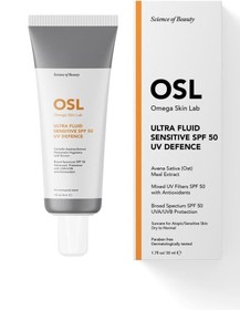 Resim Osl Omega Skin Lab Ultra Fluid + Sensitive SPF 50 UV Defence 50 ml 
