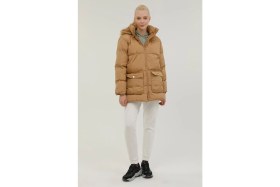 Resim Kinetix W-Bella Coat 2pr Camel Kadın Uzun Kaban 
