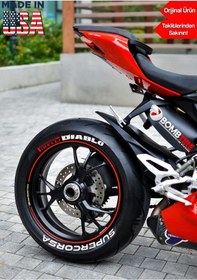 Resim Motosiklet Aksesuarları Lastik Yazısı Pirelli Diablo Supurcorsa 4 Adet 2.5 Cm Made In Usa 