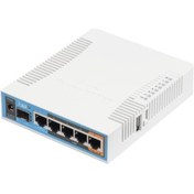 Resim MIKROTIK RB962UIGS-5HACT2HNT Hap Ac Iç Mekan Firewall Router Ap 