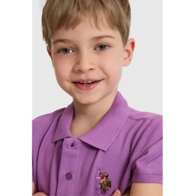 Resim U.s. Polo Assn. Erkek Çocuk Menekşe Tişört Basic 50325608-VR037 