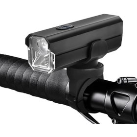 Resim Su Geçirmez Şarj Edilebilir Bisiklet Scooter Gidon Led Fener Bisiklet Şarjlı 