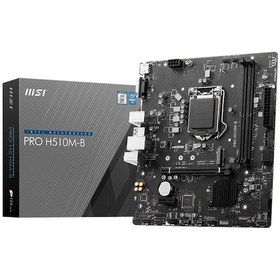 Resim MSI PRO H510M-B Intel H470 2933 MHz (OC) DDR4 Soket 1200 mATX Anakart 