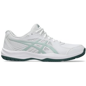 Resim Asics Court Slide 4 Erkek Tenis Ayakkabısı Beyaz - Yeşil 