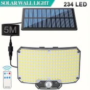 Resim Güneş Enerjili Hareket Sensörlü Dış Mekan Işıkları 234 LED'li | Gündüz Işığı 6500K, 3 Mod | Bahçe, Yürüyüş Yolları ve Verandalar için Basit Kurulum, Dış Aydınlatma | Modern Dış Mekan Işığı | Güneş Enerjili Işık, Güneş Enerjili Dış Mekan Işıkları 