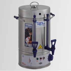 Resim Tuğra Elektrikli Semaver 50 Bardak 6 Litre Çay Makinesi Otomatı Çaycı Krom 