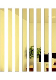 Resim Şerit Pleksi Yapışkanlı Gold Ayna 1.8 Cm X 120 Cm 5 Adet Altın 