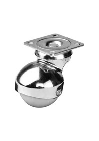 Resim Hts 208 - 50 Mm Küre Tablalı Çift Bilyalı Teker Siyah 