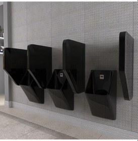 Resim Lucco Loop 45 CM Pisuvar Ara Bölme Siyah 