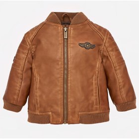 Resim Mayoral Erkek Bebek Kahverengi Deri Mont 