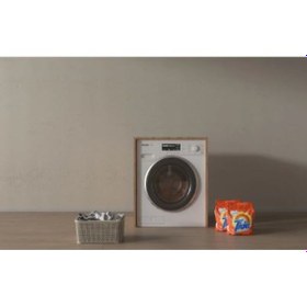 Resim Çamaşır Kurutma Makinası Dolabı Kahverengi 