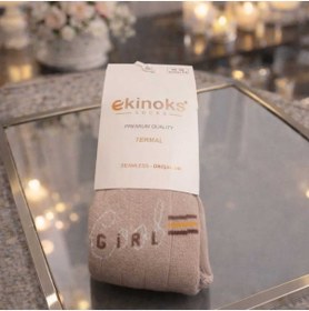 Resim Ekinoks kız çocuk dikişsiz termal külotlu çorap 