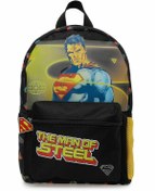 Resim BTS STEELMAN BPCK 5PR Siyah Erkek Çocuk Anaokulu Çantası Superman