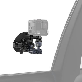Resim SmallRig 4236C Araç Çekimi için 4'' Vantuzlu Kamera Montaj Kiti 