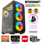 Resim Gamepage G-Palace X20 Ryzen 5 8400F Ddr5 32GB 5600MHZ 1tb M.2 8gb RTX5060TI Sıvı Soğutmalı Oyuncu Bilgisayar 