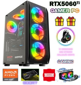 Resim Gamepage G-Palace X20 Ryzen 5 8400F Ddr5 32GB 5600MHZ 1tb M.2 8gb RTX5060TI Sıvı Soğutmalı Oyuncu Bilgisayar 