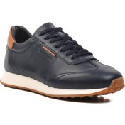 Resim Hammer Jack Lacivert Deri Erkek Sneaker 