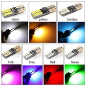 Resim 2 Adet Kırmızı Renk T10 Dipsiz Led Ampul Park Ampulü Gündüz Farı N11.318 