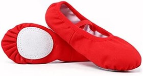 Resim SOIMISS 3 Çift Katlanabilir Bale Ayakkabıları Tuval Bale Terliği Pantuflas Para Niños Hiçbir İpli Dans Ayakkabıları Çocuklar Pointe ları Kızlar ları Taban 