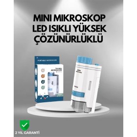 Resim Abs Gövdeli Öğrenci ve Hobi Mikroskobu - Mavi Renk - Lisinya 