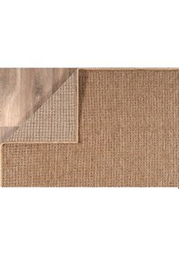 Resim Srz-0503 Jüt Tabanlı Hasır Dokuma Örme Bohem Antialerjik Halı Kilim Balık Sırtı Hasır 