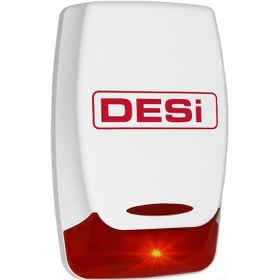 Resim Desi Çift Buzzer Li Dış Alan Sireni - Harici Siren - Desi Alarm 