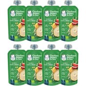Resim Gerber Organik Yulaflı Elma ve Mango Püresi 110g x 8 Adet 