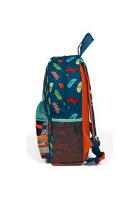 Resim Coral High Kids Civit Neon Turuncu Kaykay Desenli İki Bölmeli Yuva Sırt Çantası 23523 
