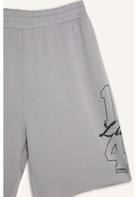 Resim Defacto Nba Los Angeles Lakers Lisanslı Baggy Fıt Açık Gri Şort H3845ax26smgr94 Gri-gr94 