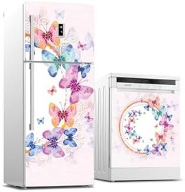Resim Buzdolabı Ve Bulaşık Makinesi Takım Sticker 0259 