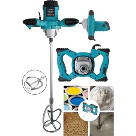 Resim Özgürce Çok Kademeli Elektrikli Harç ve Boya Karıştırıcı, Almanya Tasarımı 