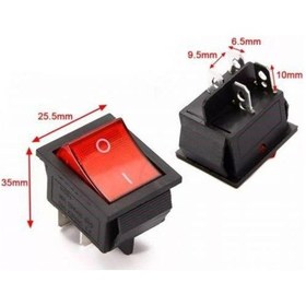 Resim Tekli Soba Anahtarı Geniş Işıklı Kırmızı Renk A Kalite Ic-104 