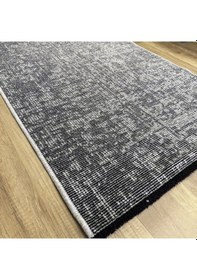 Resim Hoom Rugs Vintage Vtg 119 Gri Dekoratif Yıkanabilir Kilim Gri 
