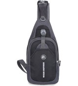 Resim Sırt Çantası Göğüs Çantası Günlük Askılı Çanta Seyahat Sırt Çantası Günlük Çanta Kadınlar Ve Erkekler İçin Siyah 