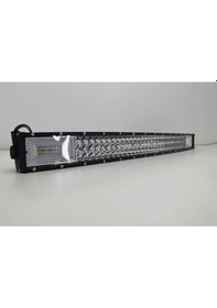 Resim Off-road 80 Cm Turuncu Beyaz 5 Mod Eğimli 3 Sıra Led 