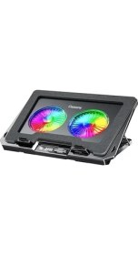 Resim Nisar Store GT102 Gaming Laptop Soğutucu, 2200RPM, Rgb Işıklı, LED Display, Notebook Soğutucu Stand 