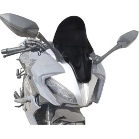 Resim Monero Cf Moto Sr 250 Ön Cam Siperlik Yedek Parça Aksesuar Şık Tasarım ve Uyumlu Kullanım 