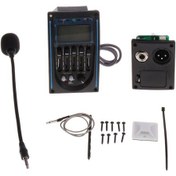 Resim Gitar Lc-5 Pikap Için 1 Takım 5-band Eq Ekolayzır Akustik Gitar Tuner 
