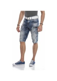 Resim Cipo & Baxx Ck101 Erkek Denim Kapri 001 