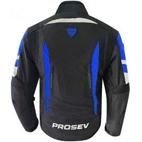 Resim Ebakbak Motosiklet Montu 4 Mevsim Full Koruma Özel Oxford 600-d Kumaş Motor Mont Mavi 