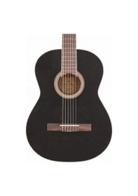 Resim Miguel Angela Ma1-bk Klasik Gitar - Siyah Başlangıç - Eğitim Serisi Mat Siyah Modern Bitiş, Ihlamur Ağacı Gövde, Yeni Başlayanlar İçin Yumuşak Tuşe Uyum: 4/4 Tam Boy Standart 