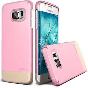 Resim Verus Galaxy S6 Edge İle Uyumlu Case 2link Kılıf Sugar Pink Pembe 