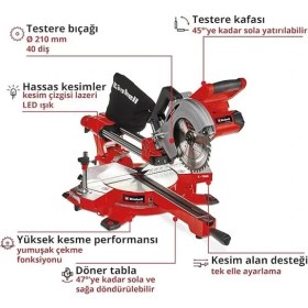 Resim AyrStore Te-Sm 36/210 Li - Solo, Akülü Gönye Testere 