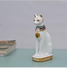 Resim Novahub Antik Mısır Kedi Tanrıçası Heykeli, 3x2x6.5cm, Ev Ve Bahçe Dekoru, Küçük Mikro Peyzaj Süs, Anı Hediyesi A A 