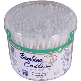 Resim Kulak Temizleme Çubuğu Bambino Cotton 300lü 
