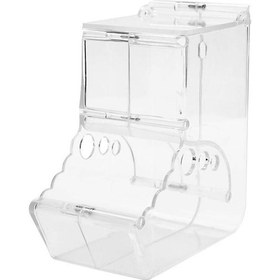 Resim Xindoker Kemirgenler İçin Sabitlenebilir Otomatik Yemlik - Sincap, Kirpi Ve Gine Domuzu Uyumlu 