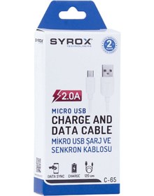 Resim 2.0 Amper Micro Usb Küçük Kutulu Kablo Syx-c65 
