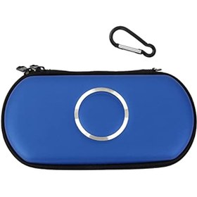 Resim Travel Bag Case Oyun Çantası Skin Cover PSP 1000 2000 3000 Slim için - açık mavi 