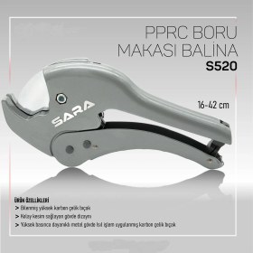 Resim Sara Pprc Boru Kesme Makası Balina 